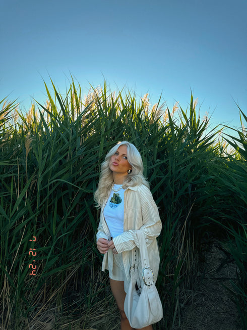 Boyish Babe Button Up